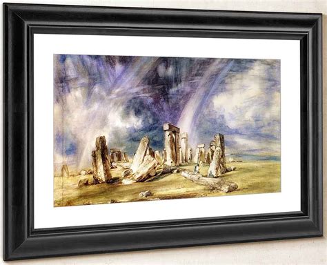 Stonehenge By John Constable Print or Oil Painting Reproduction from Cutler Miles.