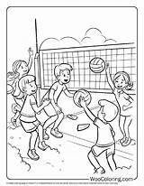 100  Volleyball coloring pages FREE Printable PDF Woo Coloring sketch template