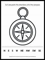 FREE Compass Worksheet  Coloring Page Rose sketch template