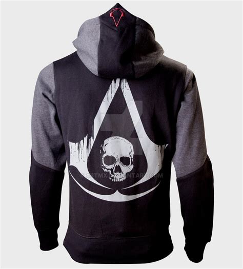 Assassins Creed Black Flag Zip Hoodie by xBTMx on DeviantArt