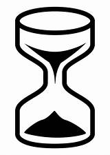 Hourglass Reloj Drawings Printable Colouring Sanduhr Clessidra  sketch template