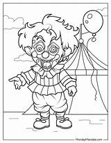 35 Clown Coloring Pages Free PDF Printables sketch template