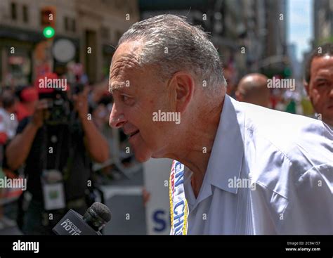 New York Senator Chuck Schumer in the streets of New York City Stock Photo - Alamy