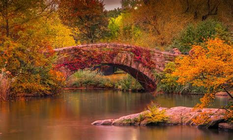 Gapstow Bridge in Autumn, Central Park, New York by John S on 500px ...