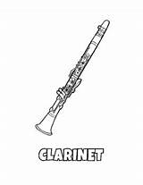 Free Coloring Sheet  Clarinet By Make Music Easy TpT sketch template