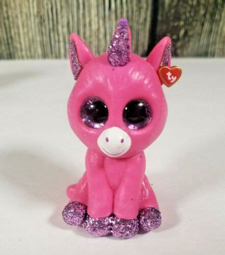 TY Beanie Boos Mini Boo BUBBLEGUM UNICORN PINK Plastic Figure 2" | eBay