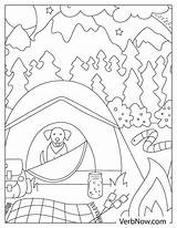 Free CAMPING Coloring Pages For Download Printable PDF sketch template