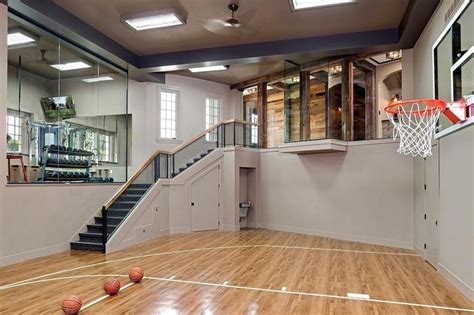 Pin by Opalmattel on Mansions | Home gym design, Home basketball court ...
