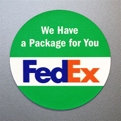 Magnetic 2 Sided FedEx Status Label, SKU: LB-2732