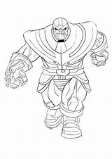 Thanos Coloring Pages  Free Printable For Kids sketch template