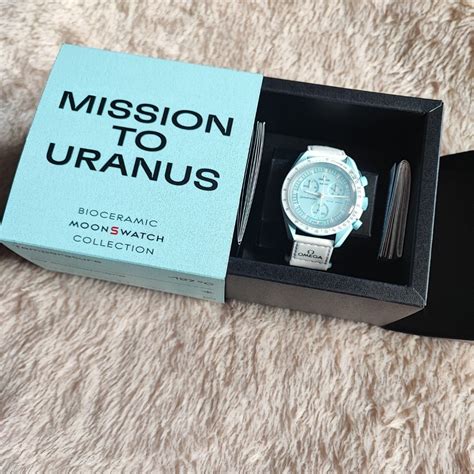 Swatch Omega Mission to Uranus, Men's Fashion, Watches & Accessories ...