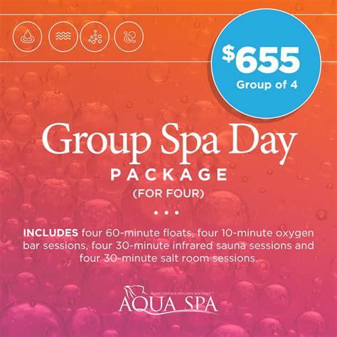 Packages - Aqua Spa Float Center