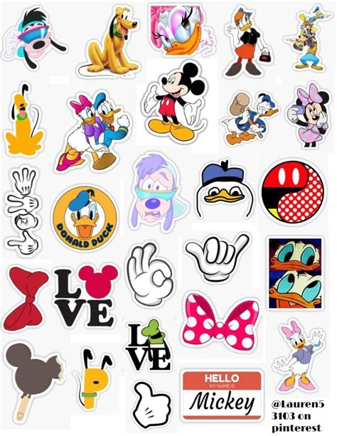 Mickey and Friend stickers | Disney stickers printables, Disney sticker ...