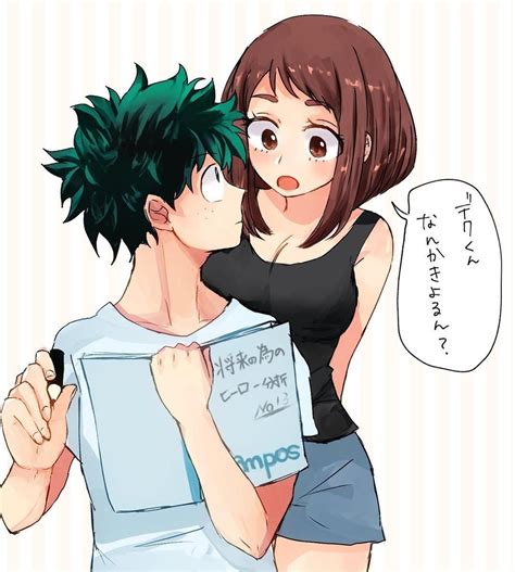 Deku X Uraraka Wallpaper - Hero Academia Anime Uraraka Deku Season Episode Spring Boku Escolha ...