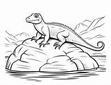 Free Printable Lizard Coloring Pages For Kids sketch template