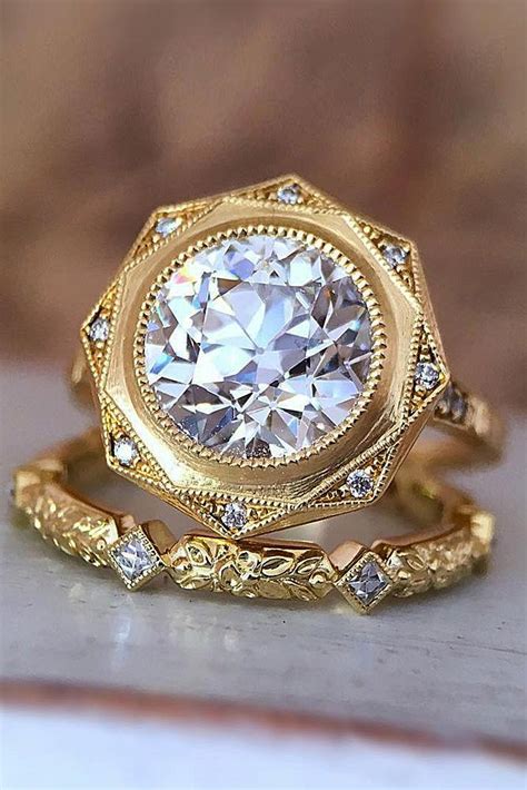 30 Vintage Wedding Rings For Brides Who Love Classic | Oh So Perfect ...