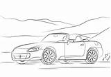 2009 Honda S2000 Coloring Page  Free Printable Coloring Pages sketch template