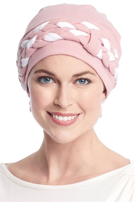 Two Tone Double Braid Turban Set | 100% Cotton Turban | Cancer headwear, Hats for cancer ...
