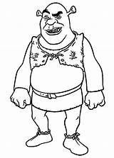 Ogre Shrek Coloring Page  Free Printable Pages sketch template