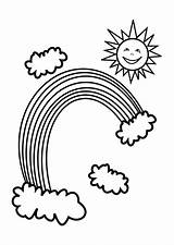 Free Printable Rainbow Coloring Pages For Kids sketch template
