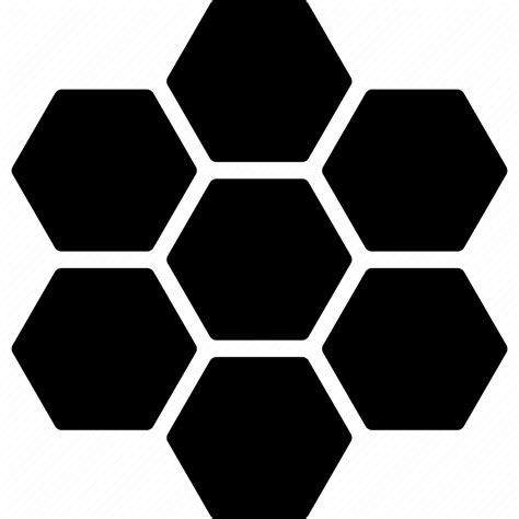 Cells, comb, hexagon, hexagonal, honey, honeycomb, pattern icon - Download on Iconfinder