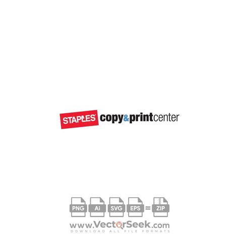 Staples Copy & Print Center Logo Vector - (.Ai .PNG .SVG .EPS Free Download) VectorSeek