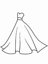 Dress coloring pages sketch template