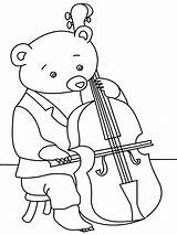 Cello Coloring Page Free Printable Pages  Vrogueco sketch template