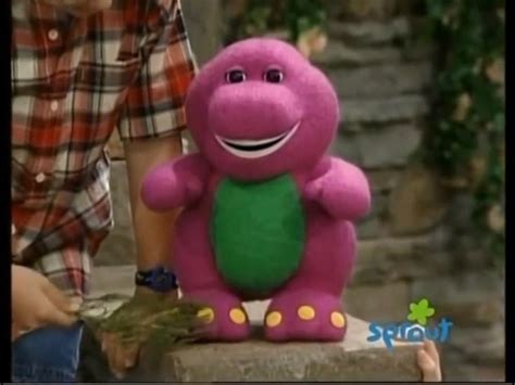 Barney The Plush Toy Getting Tickle Toe | Barney the dinosaurs, Barney ...