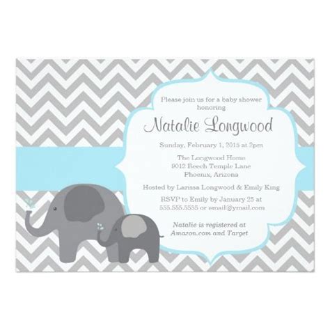 1000+ images about Chevron Baby Shower Invitations on Pinterest | Gray baby showers, Gray ...