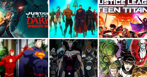 Justice League Animated Movies in Order 2024 Update