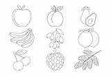 Coloring Pages Fruit sketch template