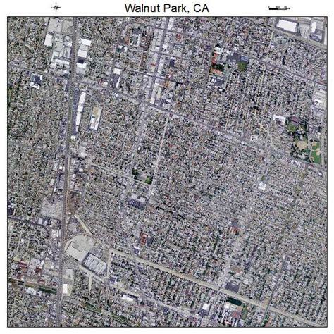 Aerial Photography Map of Walnut Park, CA California