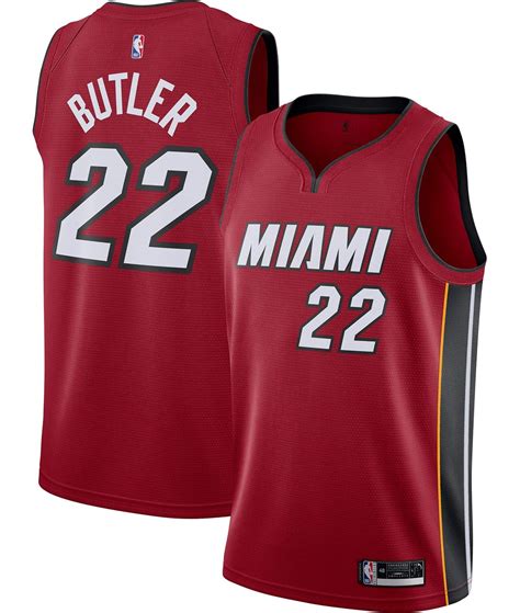 Jimmy Butler Miami Heat #22 Official Youth 8-20 Home Alternate Road ...