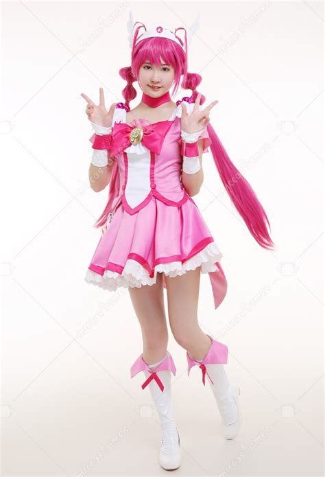 Cure Happy Hoshizora Miyuki Costume - Smile Pretty Cure Cosplay ...