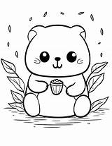 Lunch Coloring Page sketch template
