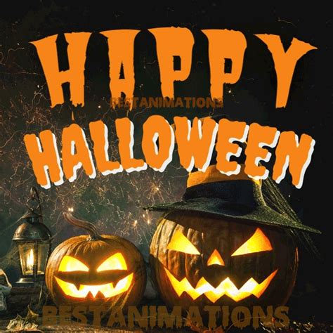 Scary Pumpkins Happy Halloween Gif