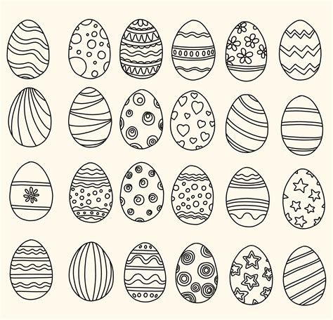 Easter Egg Drawing Vector Art, Icons, and Graphics for Free Download