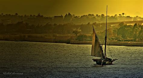 A boat sailing in the Nile River- Cairo | I took this pictur… | Flickr