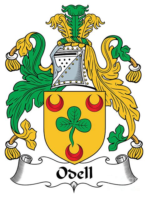 Odell Coat of Arms Irish Digital Art by Heraldry - Fine Art America