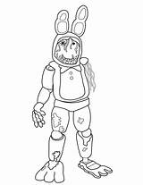 Withered Chica Pages Coloring sketch template