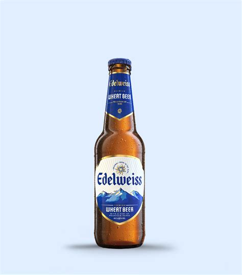 Edelweiss Bottle Homepage Blue Background (New Bottle)