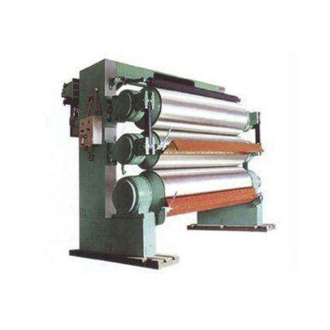 3-roller calendering machine - Qinyang City Haiyang Papermaking Machinery Co., Ltd. - for paper ...