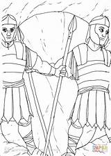 The Guard At Tomb coloring page  Free Printable Coloring Pages sketch template