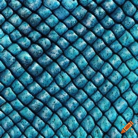 Blue lizard scales texture on Craiyon