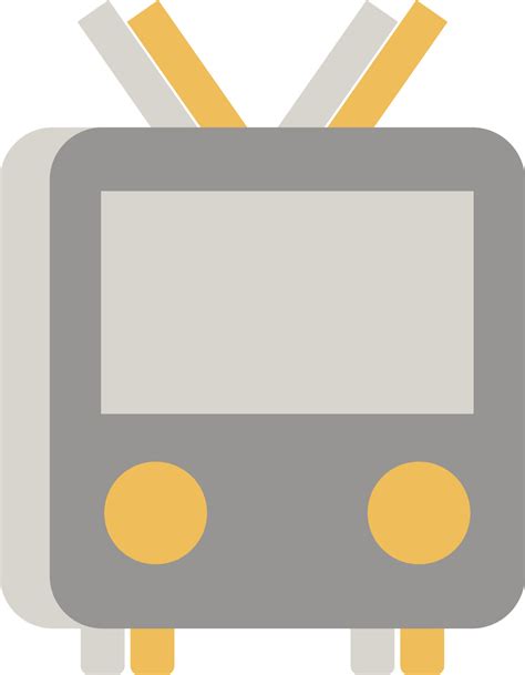 City tram, illustration, vector on a white background. 13518812 Vector ...