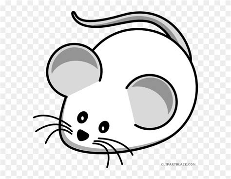 Mice Clipart Black And White - White Rat Animated - Free Transparent ...