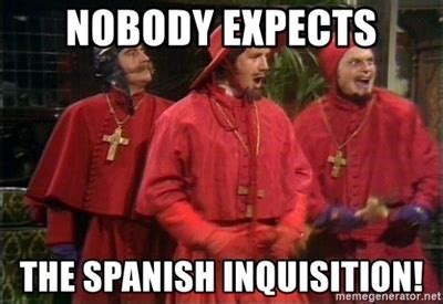 Monty Python Spanish Inquisition Meme