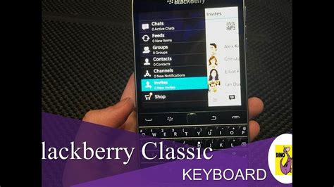 Blackberry Classic - Keyboard - YouTube