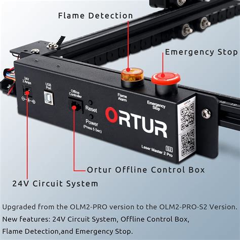 Buy ORTUR Laser Master 2 Pro S2 LF Laser Engraver, 5.5W Output Power DIY Laser Cutter and ...